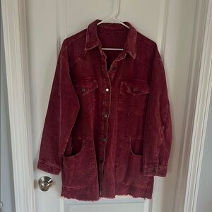 Vintage Red Corduroy Jacket